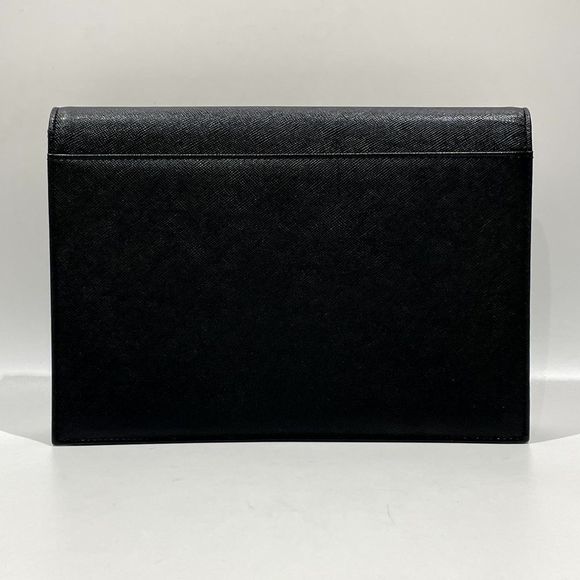 Saint Laurent Bag Logo Clutch Square Yves - Picture 1 of 10